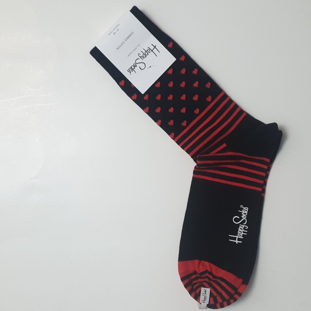 Happy Socks Men Socks EU 41-46, US 8 - 12 Brand New Combed Cotton Hard #1